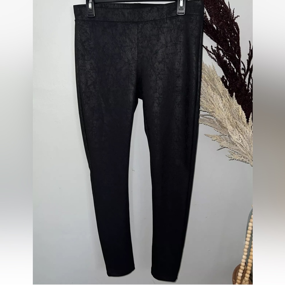 Express Black Textured Leggings